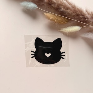 Transferencia termoadhesiva - Corazón de gato