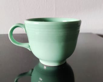 Vintage Fiesta Ware Green Coffee Cup
