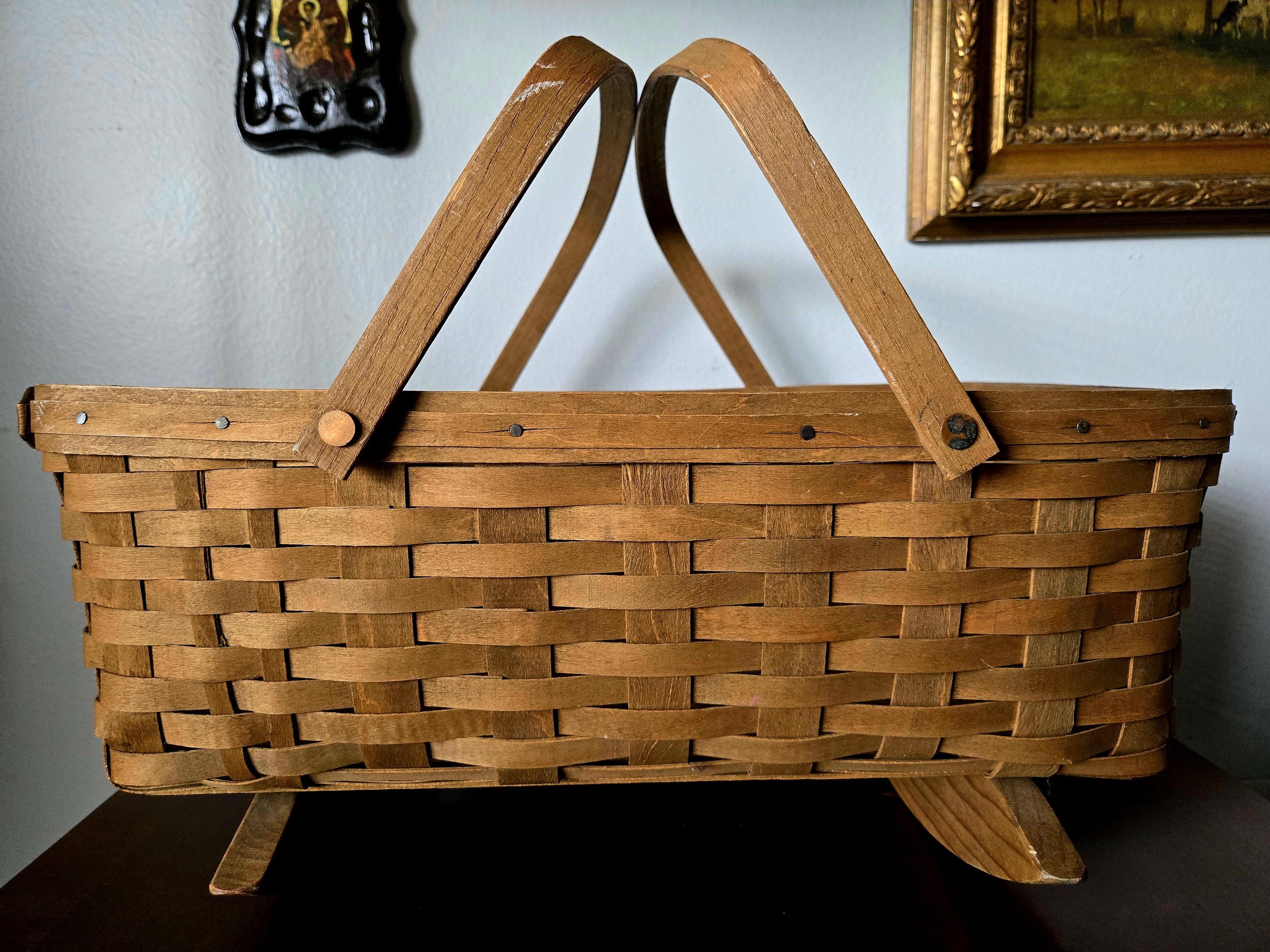 ロンガバーガー　バスケット　纏め売り ビンテージ ハンドメイド ロンガバーガー バスケット Vintage