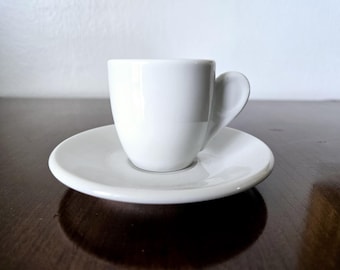 Vintage Ionia Greece Espresso Cup and Saucer Greek Pottery Mid Century Vintage Espresso Cups