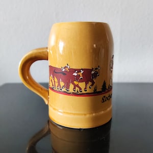 Vintage German Beer Stein E Sandmann Altstatten German Pottery Vintage Beer Steins