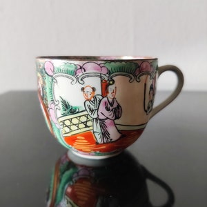 Antique Chinese Famille Rose Porcelain China Tea Cup