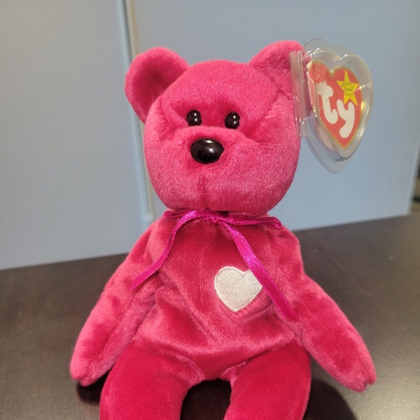 Ty Beanie Baby Sammlerstück mit Tag Fehler Valentina- Super Rare