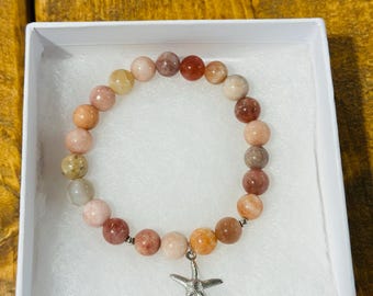 Starfish Gemstone Bracelet