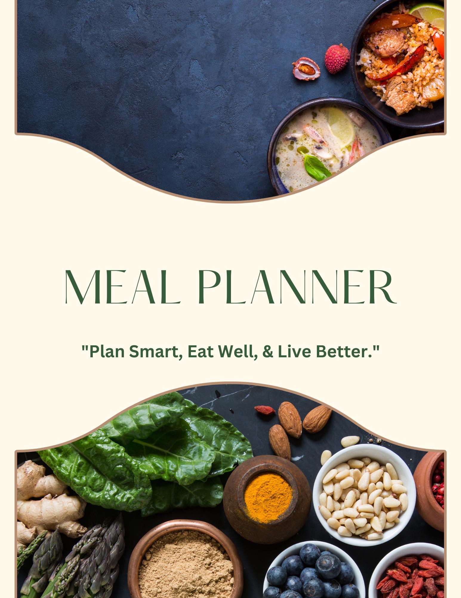 Printable & Digital Meal Planner Templates | Weekly and Monthly Meal ...