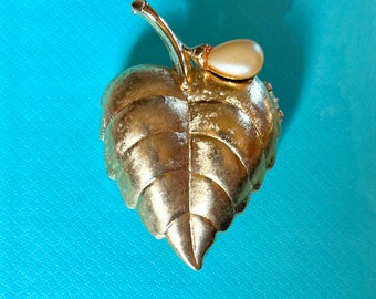 1960s - Vintage Avon Locket Perfume Brooch