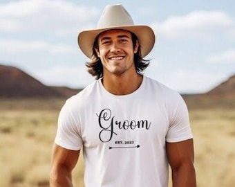 Customized Groom Shirt, Groom Gift, Groom To Be Shirt, Bachelor Party Gift, Wedding Gift, Gift for Groom, Shirt for Groom