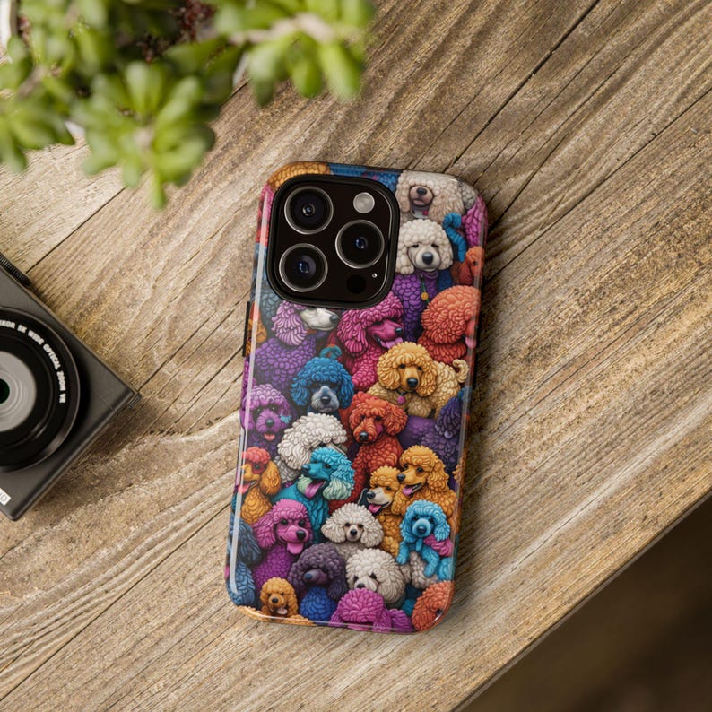 Poodles Tough Cases Dog Lover Phone Case Dog Mama Phone Case Gift for Dog Mom image 3