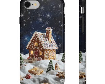 Vintage Christmas Phone Case Gingerbread House Phone Case iPhone cases Samsung cases Christmas Phone case Christmas Gift