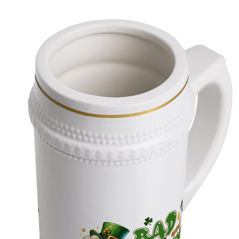 Custom St. Patricks Beer Mug Custom St. Patricks Beer Mug St Patricks Mug St Patricks Drink St Patricks Gift Custom Irish Beer Mug 画像 5