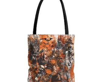Trick Or Treat Bag Halloween Bags Halloween Treat Bags Scary Bags Halloween Candy Bag Halloween Tote