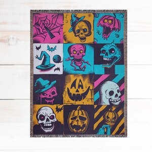 Halloween Woven Blankets Horror Show Blanket