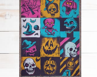 Halloween Woven Blankets Horror Show Blanket