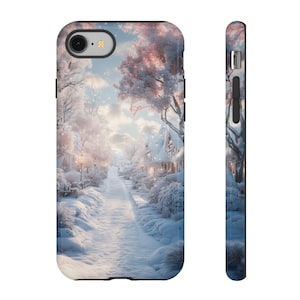 Vintage Christmas Winter Wonderland Christmas Phone Case White Christmas Phone Case iPhone cases Samsung cases Winter Christmas Phone case
