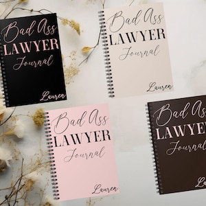 Personalized Lawyer Journal Custom Notebook for Lawyer Gift Attorney Notebook Graduation Gift for New Lawyer Pass Bar Gift