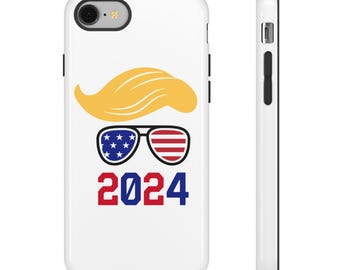 Trump Phone Case MAGA 2024 Trump 2024 Gift Trump Supporter iphone Phone Case 45 47 Trump For President Tough Case Samsung All Sizes