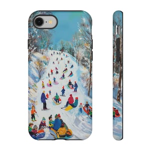 Vintage Winter Wonderland Christmas Phone Case White Christmas Phone Case iPhone cases Samsung cases Christmas Phone case
