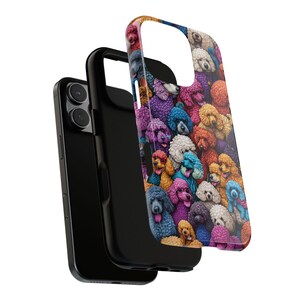 Poodles Tough Cases Dog Lover Phone Case Dog Mama Phone Case Gift for Dog Mom image 2