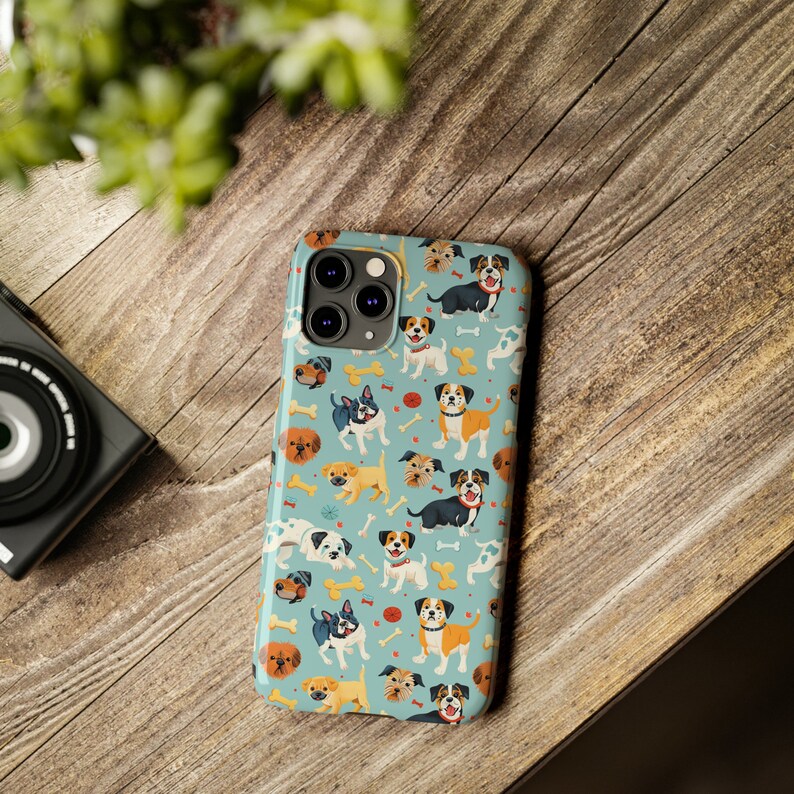 Jolie coque de téléphone pour chien, coque pour iPhone 15, 14, 13, 12, 11, X, XR, XS, 8, 7 toutes les tailles Joli cadeau pour elle, cadeau personnalisé, nouveau cadeau pour les amoureux des chiens, maman de chien image 3