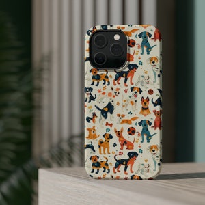 Süße Hunde MagSafe Tough Case iPhone 15,14,13 Alle Modelle Niedlicher Hundeliebhaber Telefonkasten Hund Mama Geschenk Hund Mama Handyhülle Hund Papa Geschenk Bild 8