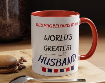 World's Greatest Husband Mug, World's Best Husband Mug, Husband gift, gift for him, anniversary gift, anniversary gifts, Valentines