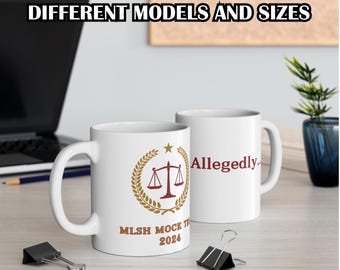 Custom Mock Trial Mug, Mock Trial Team, Legal Studies Team, Mock Trial High School Mock Trial Middle School