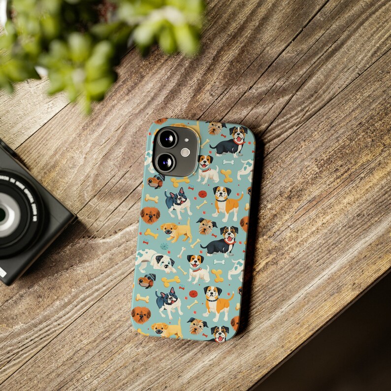 Jolie coque de téléphone pour chien, coque pour iPhone 15, 14, 13, 12, 11, X, XR, XS, 8, 7 toutes les tailles Joli cadeau pour elle, cadeau personnalisé, nouveau cadeau pour les amoureux des chiens, maman de chien image 10