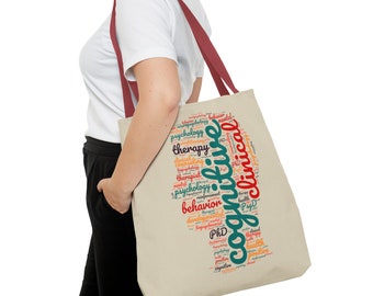 Psychology Tote Bag funny bag graduation gift for psychologist mental health gift for psychology student behavior therapist bag psych bag