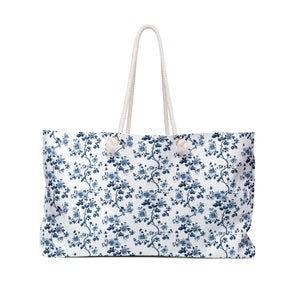 Toile de Jouy Bag Blue French Floral Bag Custom Gift for Her Mother&#39;s Day Gift for Mom Gifts for Mom The Tote Bag Birthday Gift Floral Bag