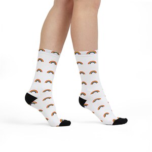 Rainbow Socks LGBTQ+ Socks LGBTQ+ Gift for Her Gift for Him Gay Pride Socks