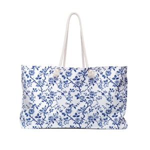 Toile de Jouy Bag Blue French Floral Bag Custom Gift for Her Mother&#39;s Day Gift for Mom Gifts for Mom The Tote Bag Birthday Gift Floral Bag