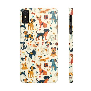 Cute Dog Phone Case iPhone Case 15, 14, 13, 12, 11, X, XR, XS, 8, 7 ALL Sizes Cute Gift for Her Custom Gift New Dog Lover Gift Dog Mom image 7