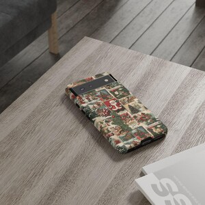Vintage Christmas Phone Case Santa Phone Case iPhone cases Samsung cases Santa Christmas Tree Phone case Christmas Gift image 7