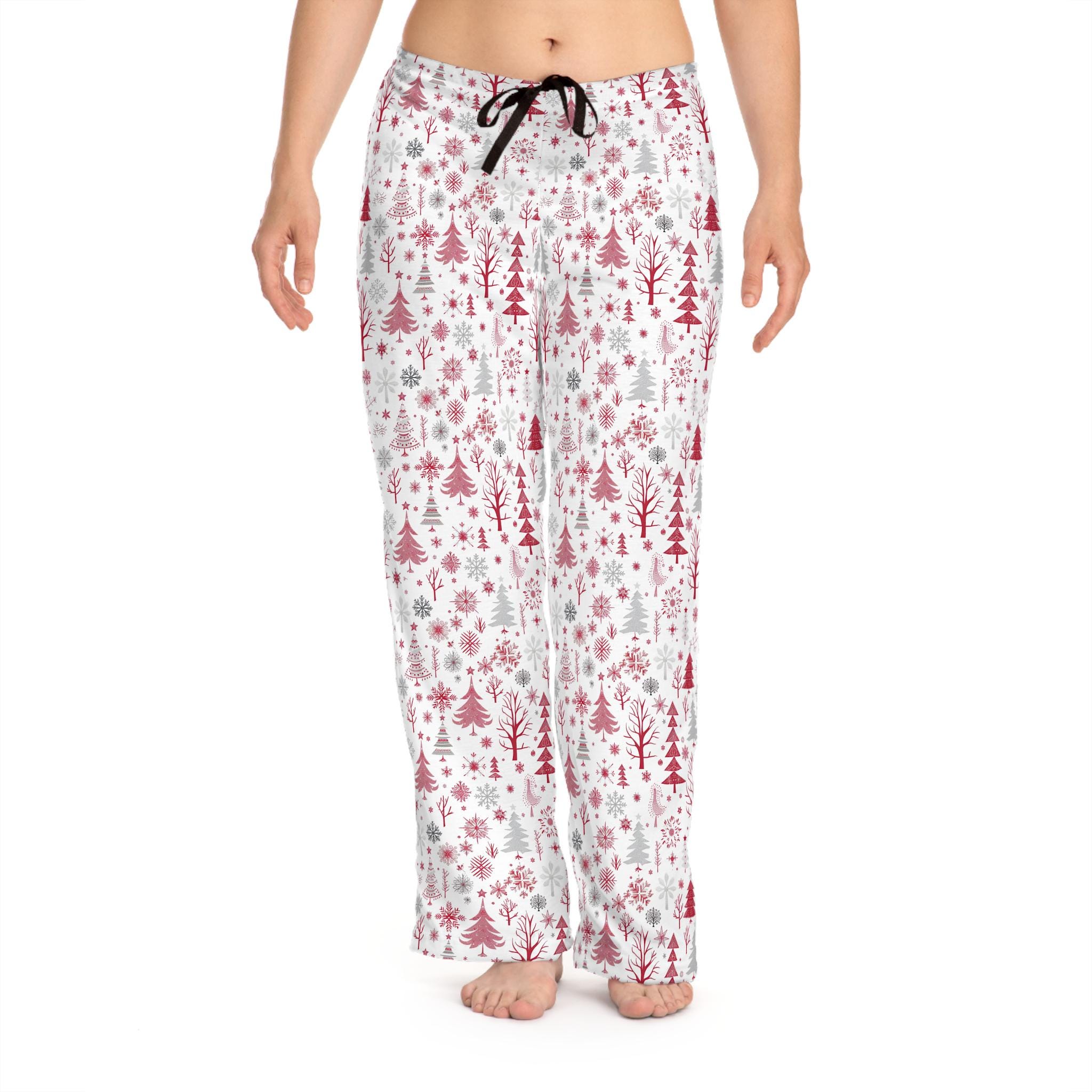 White Christmas Pajama Pants Womens Christmas Pajama Pants White ...