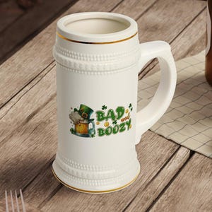 Custom St. Patricks Beer Mug Custom St. Patricks Beer Mug St Patricks Mug St Patricks Drink St Patricks Gift Custom Irish Beer Mug 画像 1