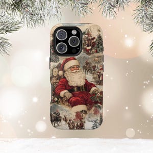 Vintage Santa MagSafe Phone Case Vintage Christmas Phone Case Vintage Santa Phone Case iphone Phone Case Magsafe Tough Case Christmas Gift