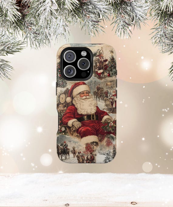 Vintage Santa MagSafe Phone Case Vintage Christmas Phone Case Vintage Santa Phone Case iphone Phone Case Magsafe Tough Case Christmas Gift