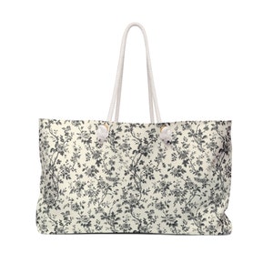 Toile de Jouy Bag Blue French Floral Bag Custom Gift for Her Mother&#39;s Day Gift for Mom Gifts for Mom The Tote Bag Birthday Gift Floral Bag