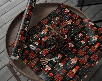 Vintage Nutcracker Wrapping Papers Nutcracker Gift Wrap Christmas Gift Wrap