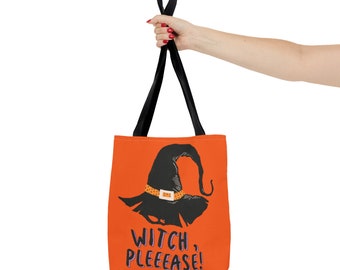 Trick Or Treat Bag Halloween Bags Halloween Treat Bags Scary Bags Halloween Candy Bag Halloween Tote Witch Bag