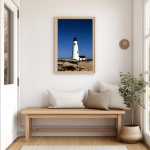 Great Point Lighthouse, Nantucket Print, Coastal Art, Summer Print, Lighthouse Wall Art, Beach House Decor