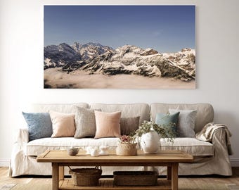 Swiss Alps Panorama Photo, Switzerland Photography, Lauterbrunnen Valley Photography