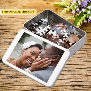 Personalized Wedding Photo Jigsaw Puzzle Romantic Wedding Memory Puzzle For Couples Custom Photo Puzzle Gift Children Keepsake Puzzle Gift