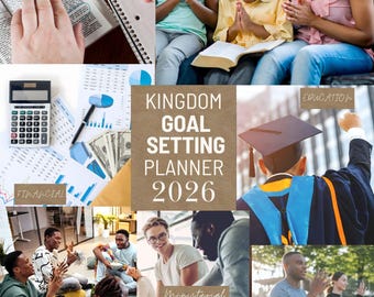 2026 Christian Goal Planner: Scripture & Prayer Prompts – Bible Study Journal for Christian Women