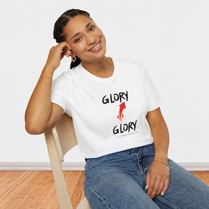 Glory to Glory Christian T-Shirt - 2 Corinthians 3:18 Bible Verse