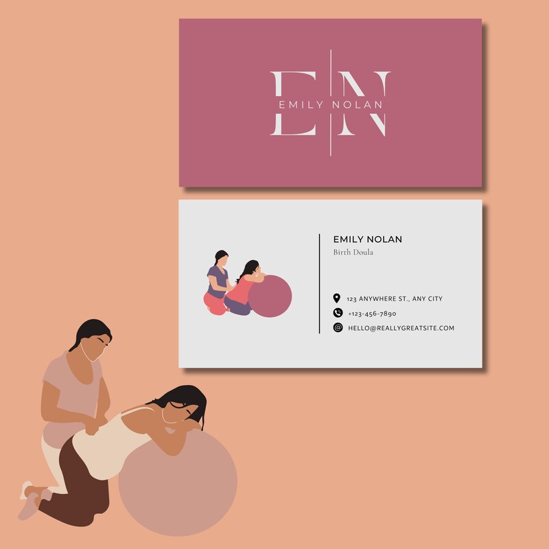 Doula Business Card - Etsy
