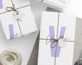 Papel de regalo personalizado con collage de nombres, papel de regalo personalizado con nombre, papel de regalo personalizado, papel de regalo de cumpleaños, papel de regalo para baby shower