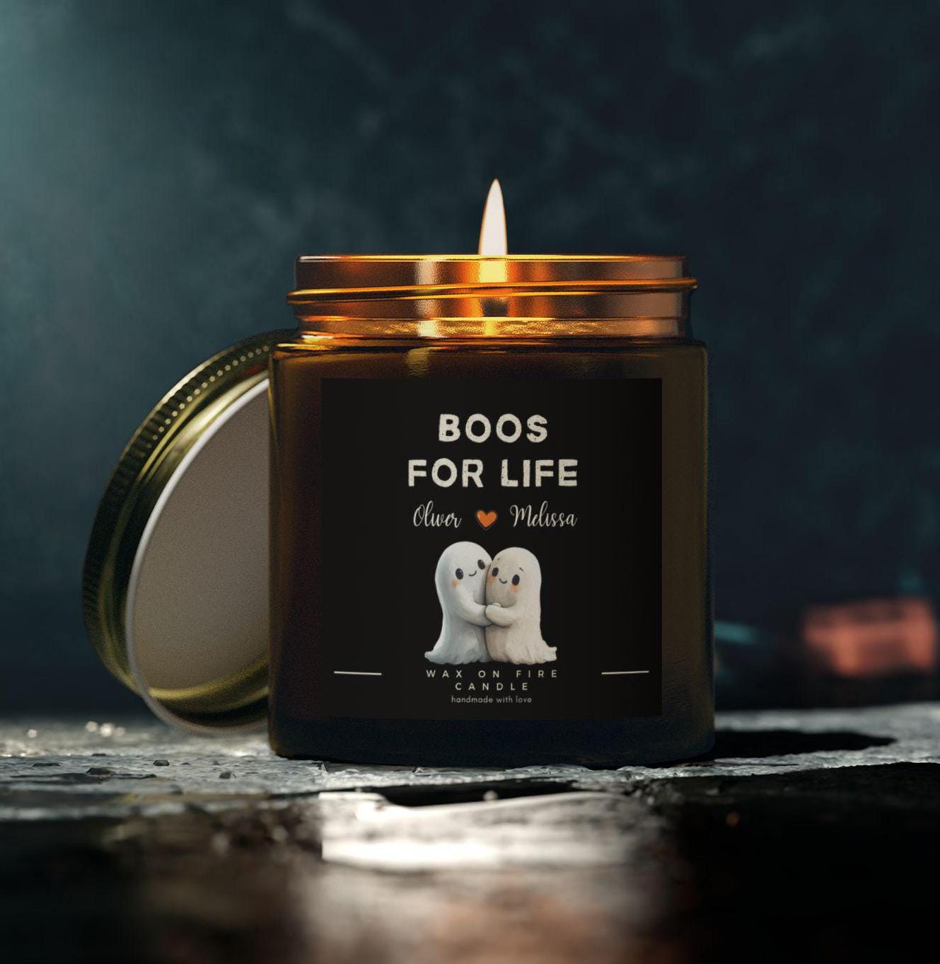Boo Custom Custom Boos for Life Personalized Halloween Love Candle,you're My Boo ...