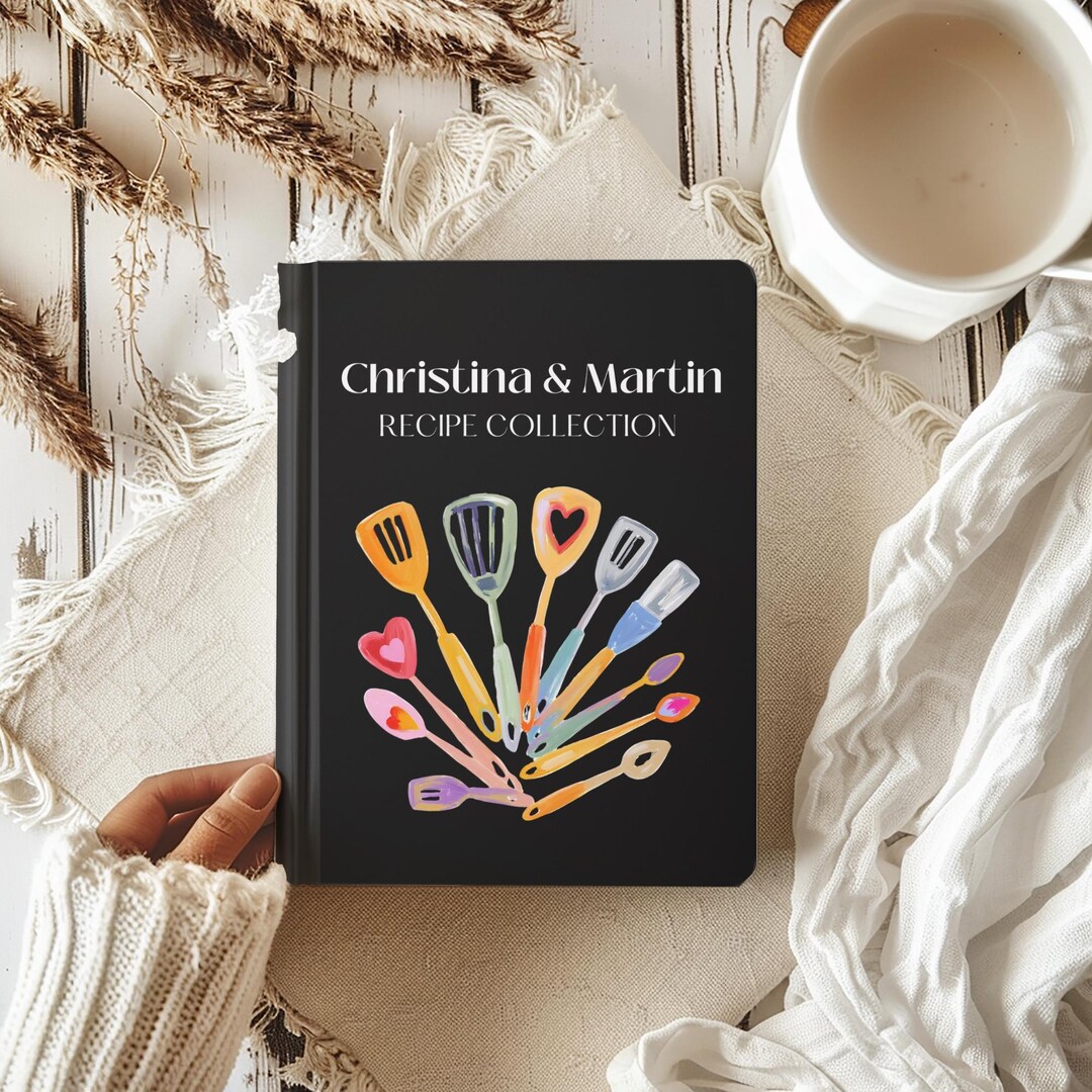 Personalized Recipe Book Custom Family Cookbook Name Recipe Book ...