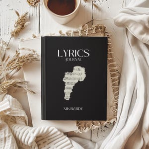 Personalisiertes musikalisches Notizbuch Lyrisches Journal Kundenspezifisches Songwriten Notizbuch Musiker Tagebuch Geschenk für Songwriter Schreiben Texte Herren Song Journal